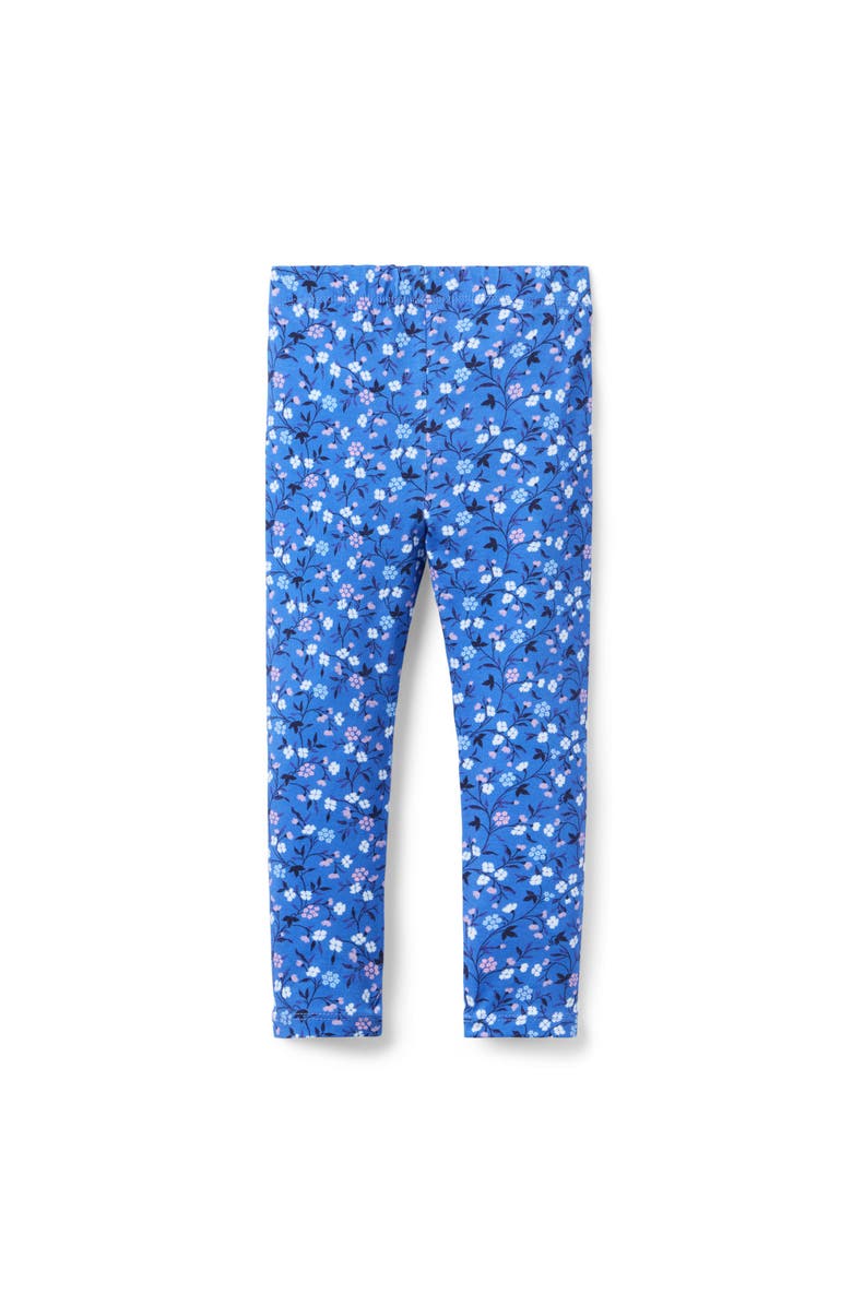 Janie and Jack The Everyday Floral Legging, Alternate, color, Blue