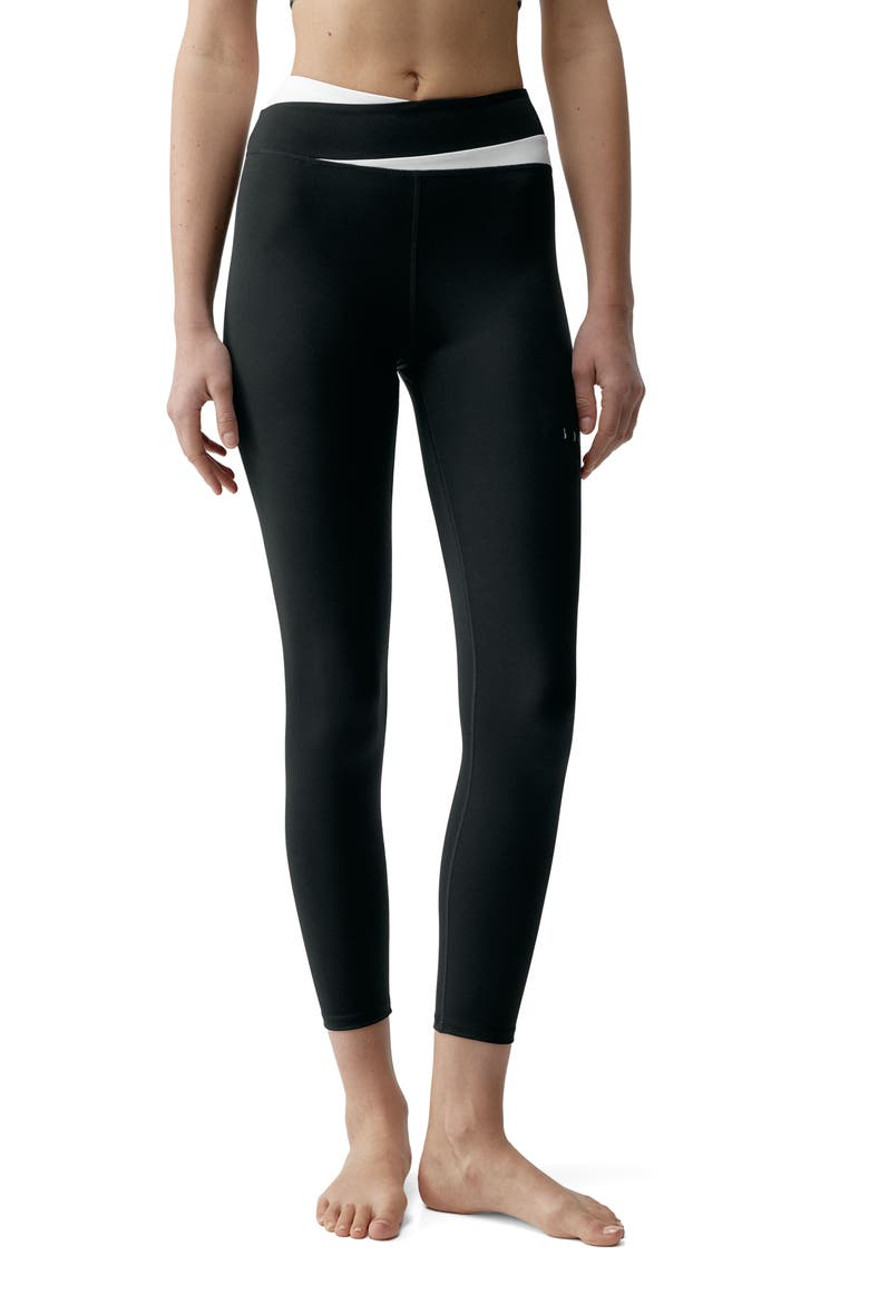 Kate Performance 7/8 Sports Legging, Main, color, Black-OffWhite