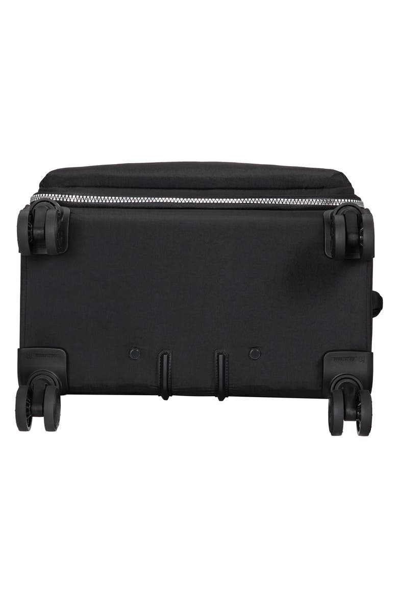 Ashdon 32-Inch Crinkle Nylon Spinner Suitcase, Alternate, color, BLACK