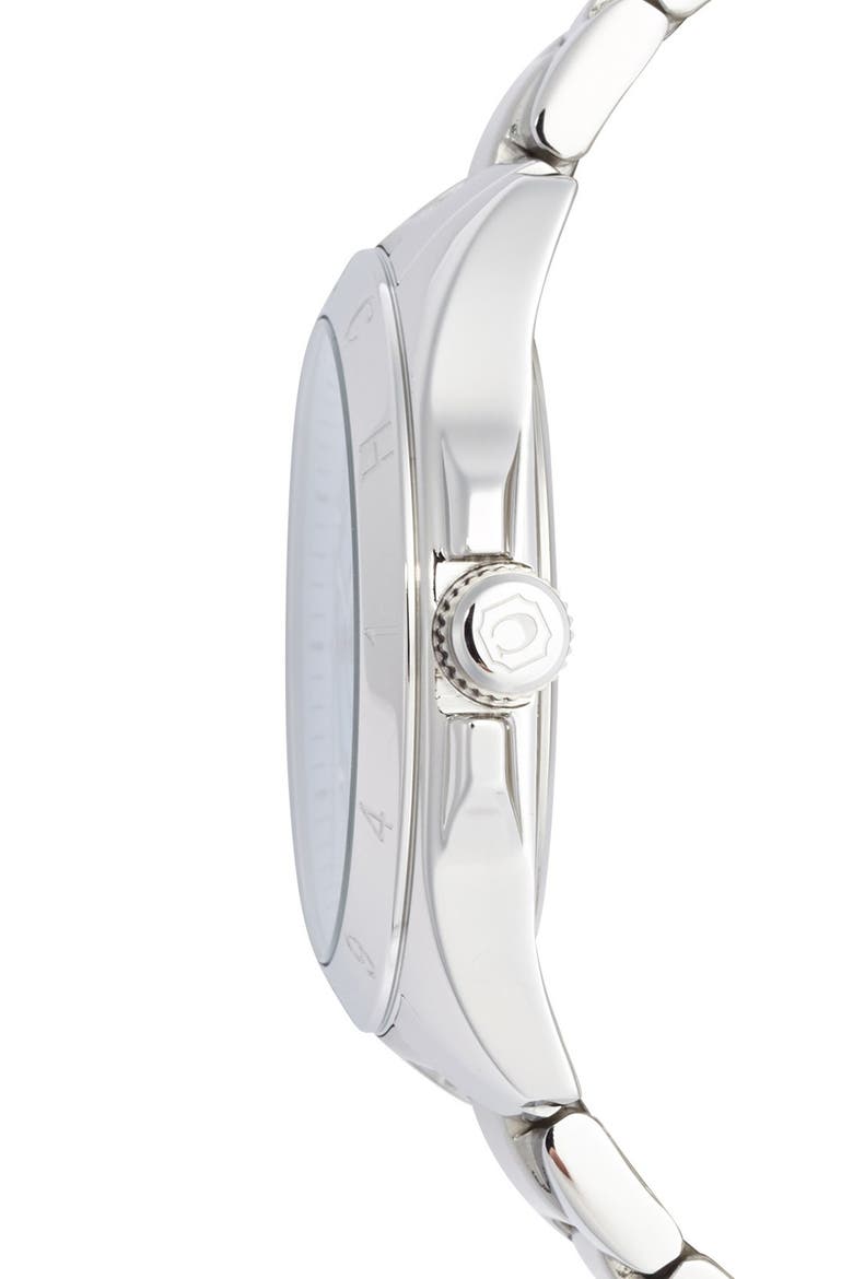 'Tristen' Multi Eye Dial Bracelet Watch, 36mm, Alternate, color, SILVER/ LIGHT BLUE
