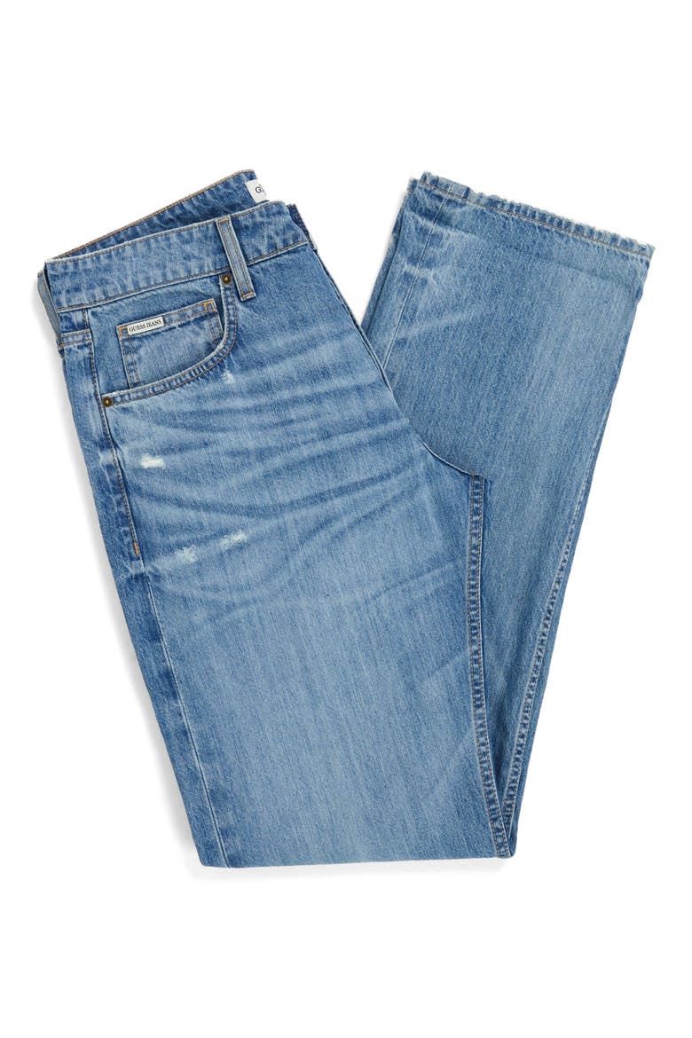 G16 Relaxed Straight Leg Jeans, Alternate, color, LIGHT BLUE