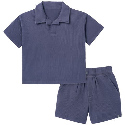 Johnny Collar Shirt and Shorts (Toddler and Little Kid)