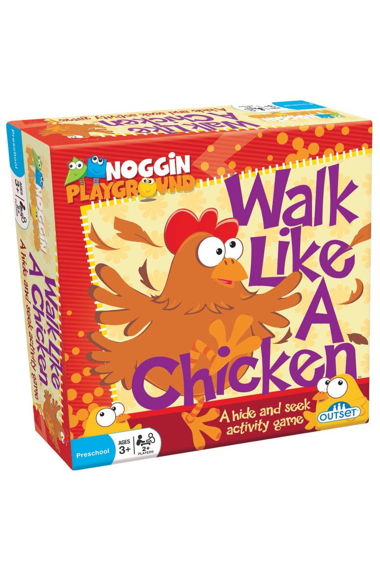 Walk Like A Chicken No Reading Required Hide & Seek Roleplaying Activity Game, Main, color, Multicolored