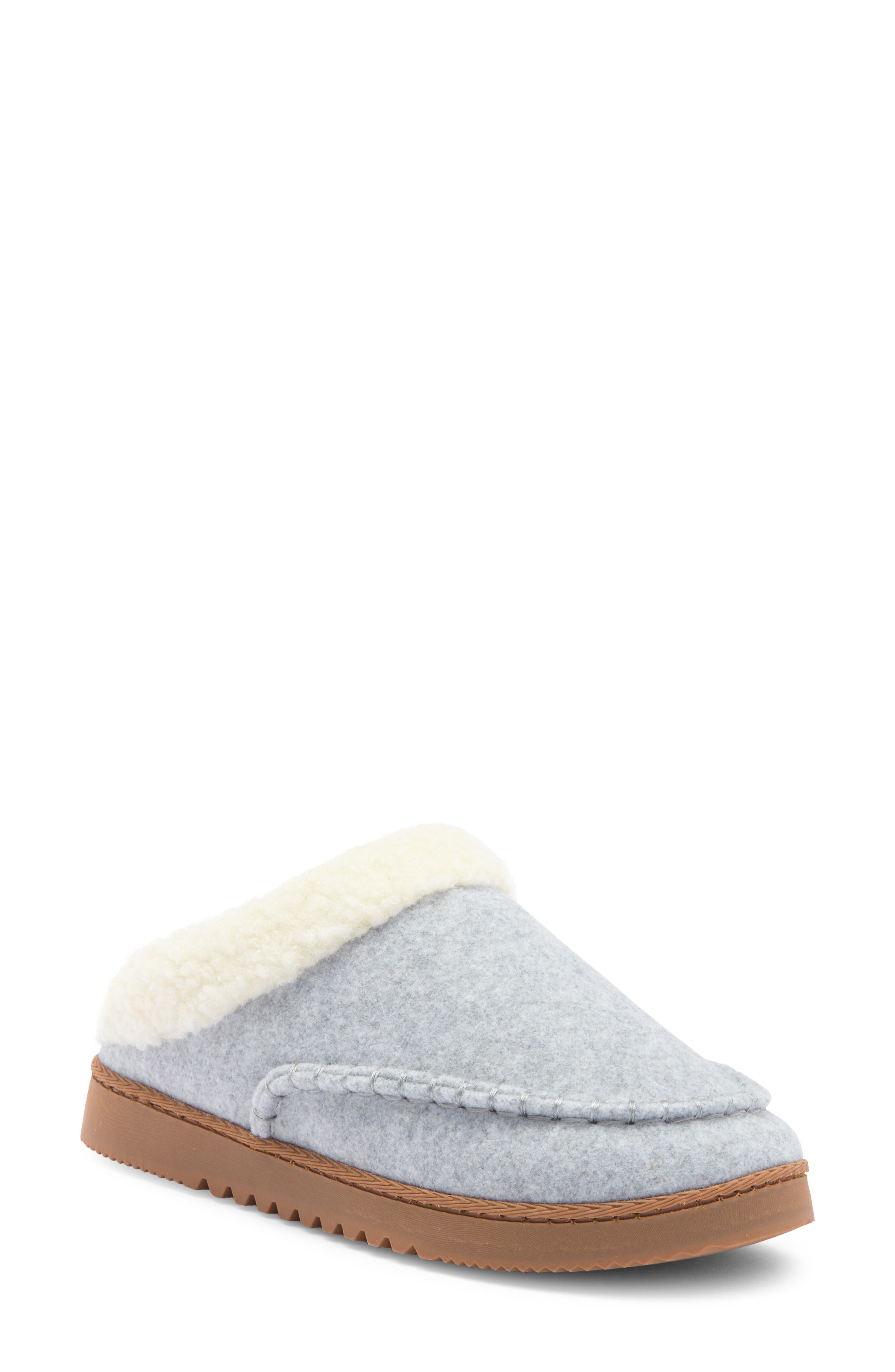 Børn Faux Fur Lined Slipper, Main, color, 