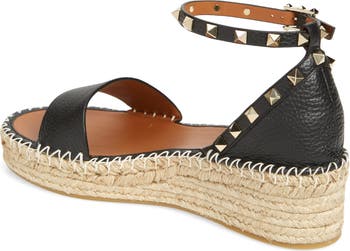 【Valentino】ESPADRILLAS PLATFORM ROCKSTUD◆6W2S0GI3BAE Valentino Garavani Rockstud Espadrille Platform Sandal