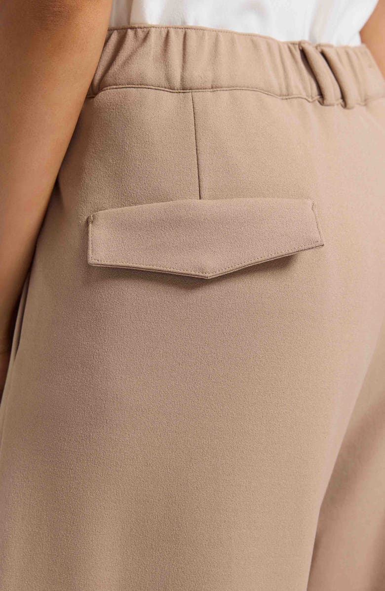 Foxcroft Elizabeth Wide Leg Pants, Alternate, color, Khaki Beige