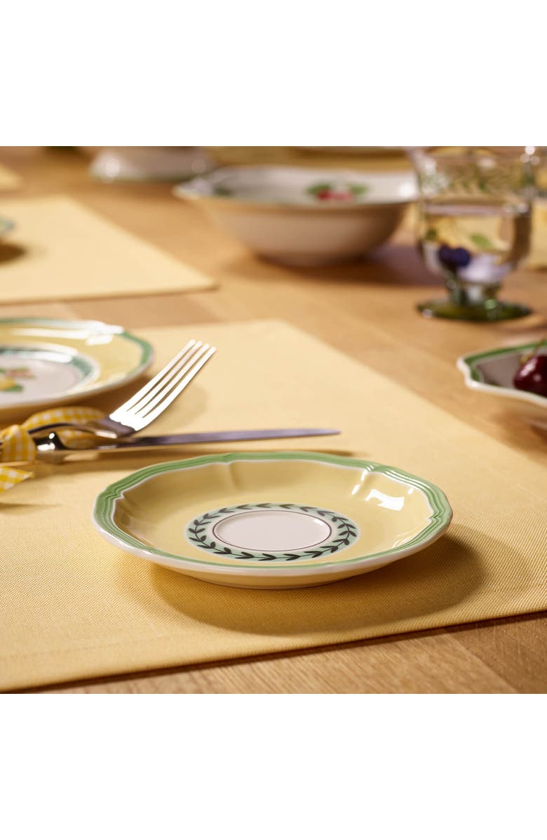 Villeroy & Boch French Garden Fleurence Tea/Coffee Cup Saucer, Alternate, color, Yellow