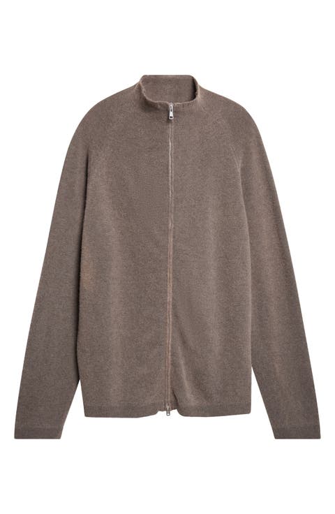 Line Merino Wool Zip Cardigan