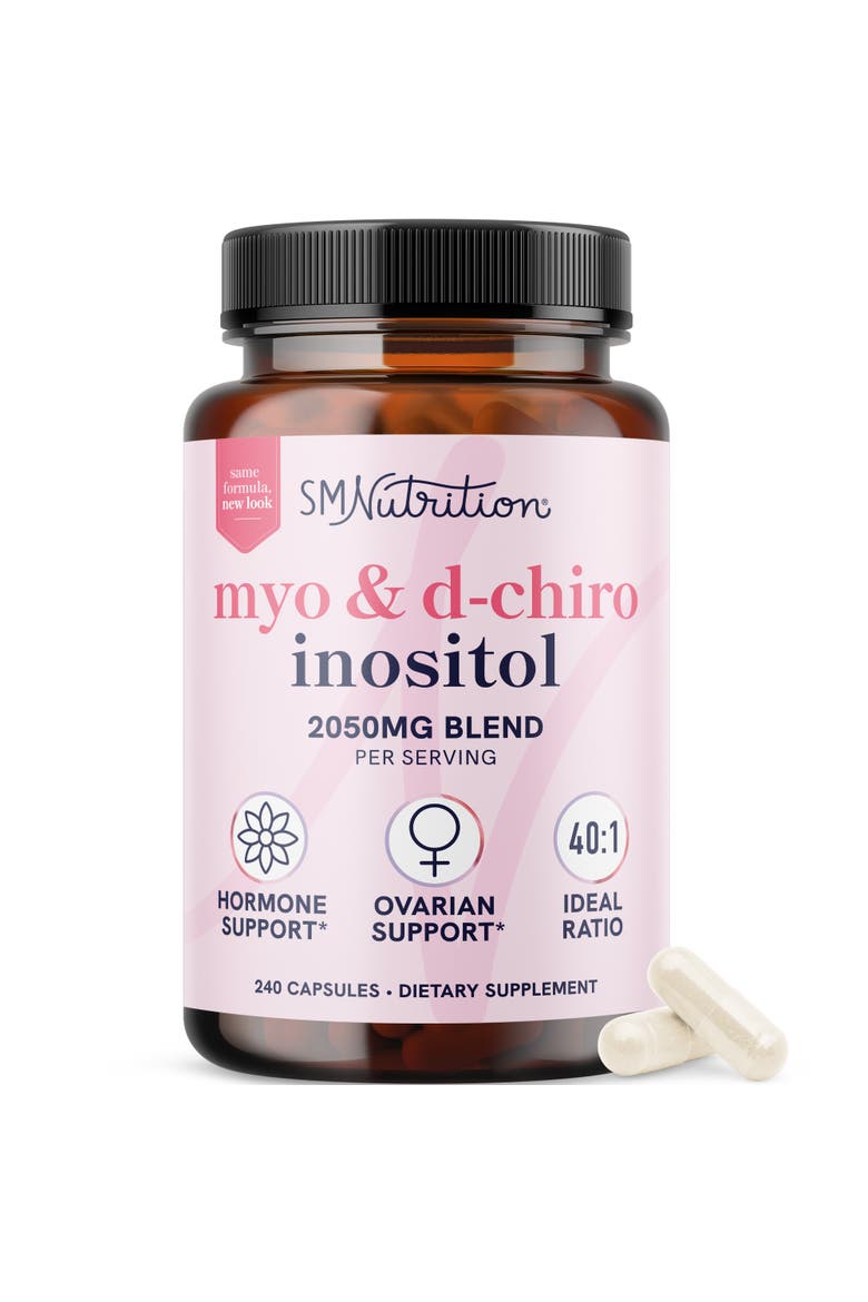 Myo & D-Chiro Inositol Fertility Support Capsules, Main, color, 240ct
