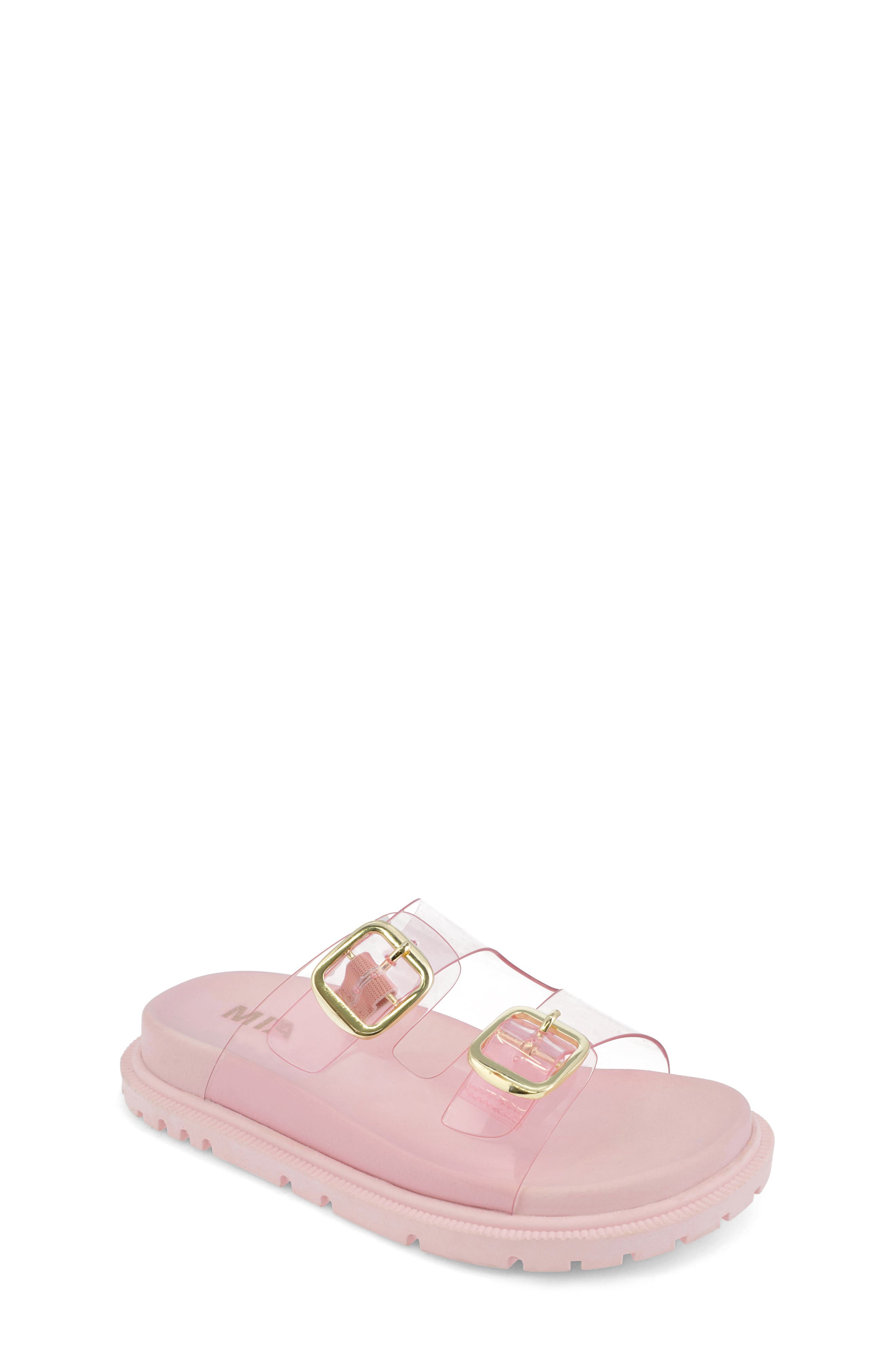 MIA Kids' Elodee Clear Slide Sandal