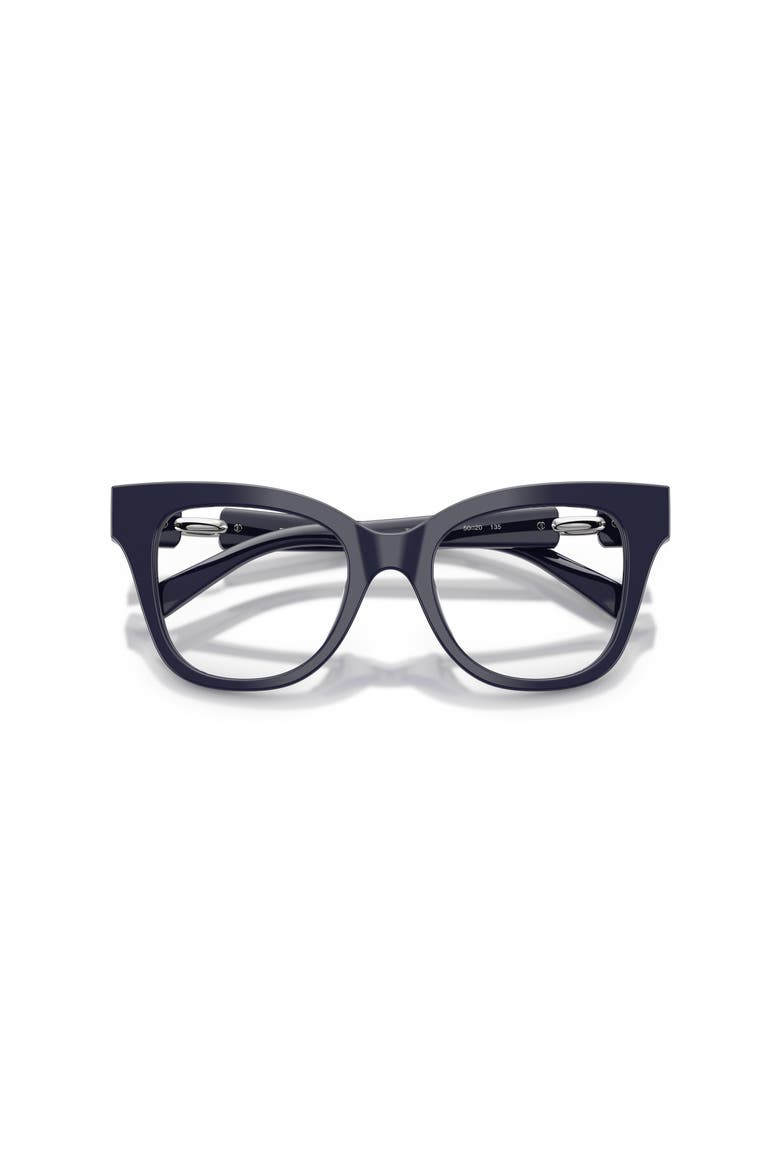 50mm Cat Eye optical glasses, Alternate, color, Blue