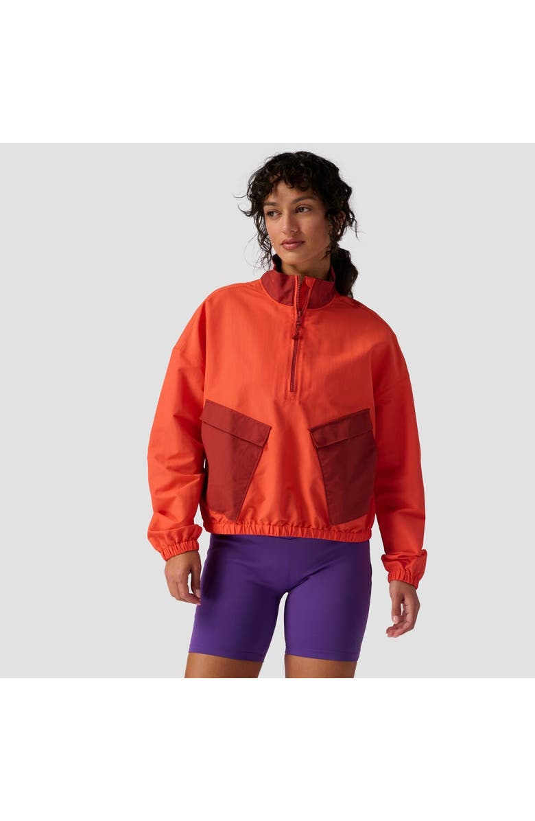 Stoic Utility Pullover - Women's, Main, color, Tigerlily/Red Ochre