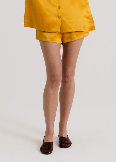 Silk Mini Shorts
