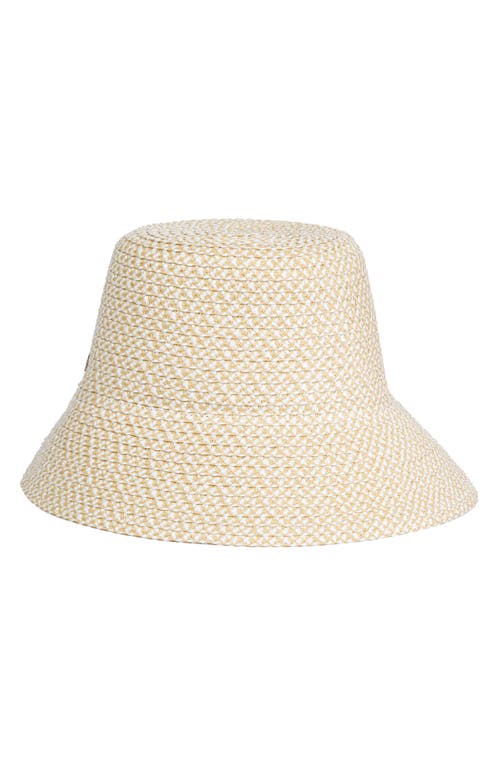 Eric Javits Marina Squishee® Bucket Hat in White Mix 