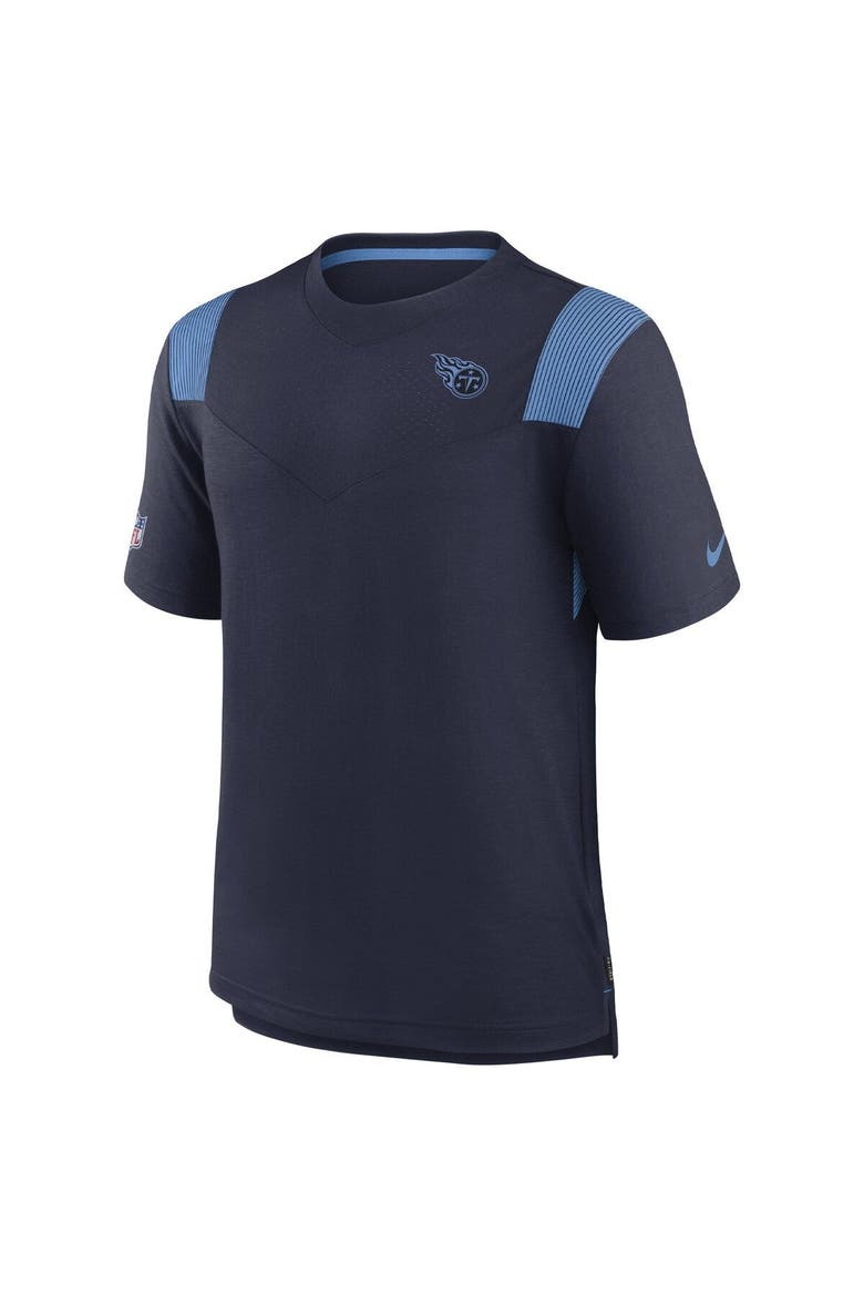 Men's Nike Navy Tennessee Titans Sideline Tonal Logo Performance Player T-Shirt, Alternate, color, Navy