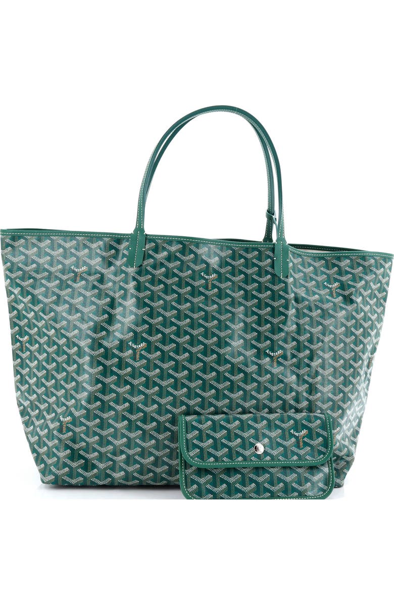Pre-Owned Goyard Saint Louis Tote Coated Canvas GM, Alternate, color, Green