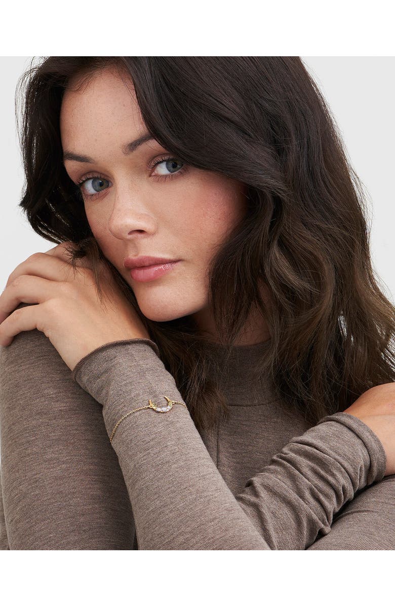 Fable England Nightshade Moon Gold Bracelet, Alternate, color, Gold