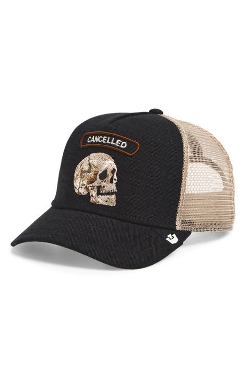 Cancelled Denim Rocker Baseball Cap