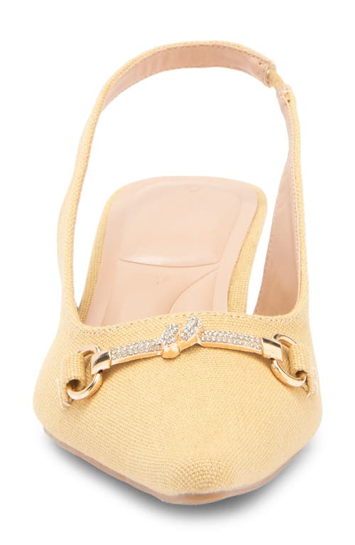 Wild Diva Lounge Aura Bit Slingback Kitten Heel Pump