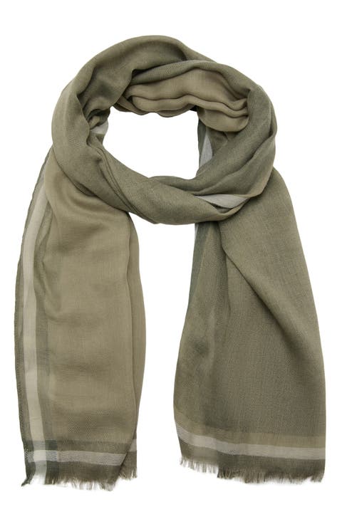 Herringbone Frayed Scarf