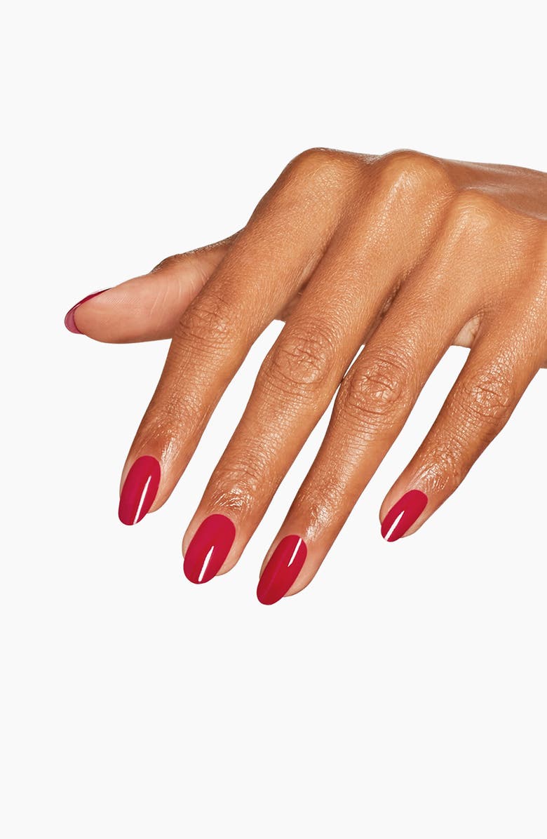 OPI Nail Lacquer -  Somewhere Over the Rainbow Mountains, Alternate, color, Crimson