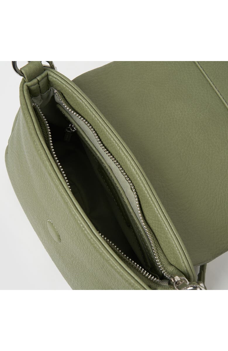 Urban Originals Wish List Vegan Leather Crossbody Bag, Alternate, color, Green