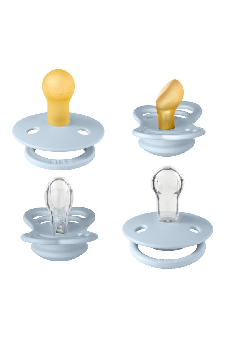 4-Pack Try-It Collection Pacifier Set - Size 2, Alternate, color, BABY BLUE