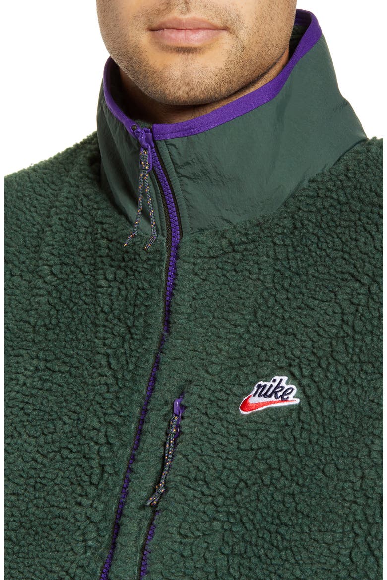 Sportswear Fleece Vest, Alternate, color, GALACTIC JADE/ SEQUOIA