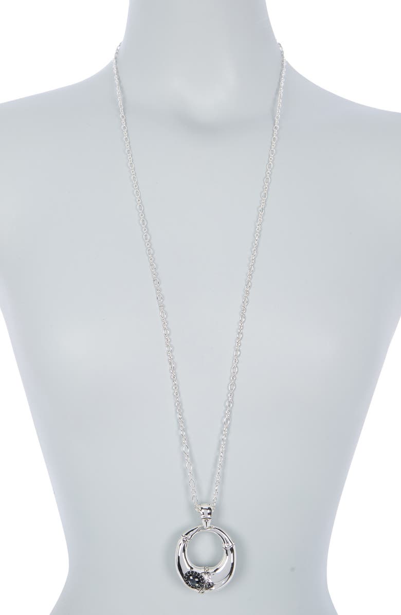 John Hardy 'Batu Bamboo' Long Strand Pendant Necklace, Alternate, color, 