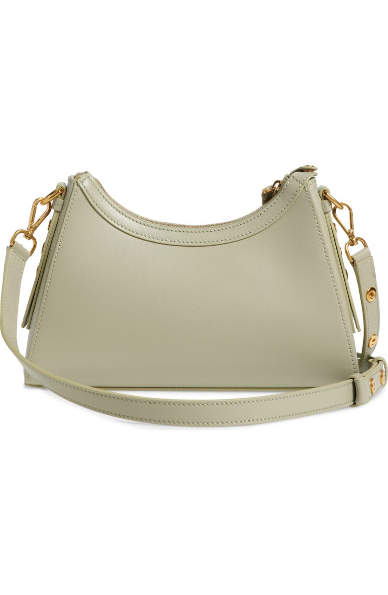 Balmain B-Buzz Leather Hobo Bag, Alternate, color,