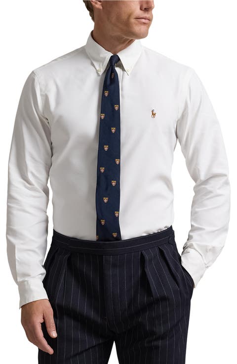 Classic Fit Performance Oxford Button-Down Shirt