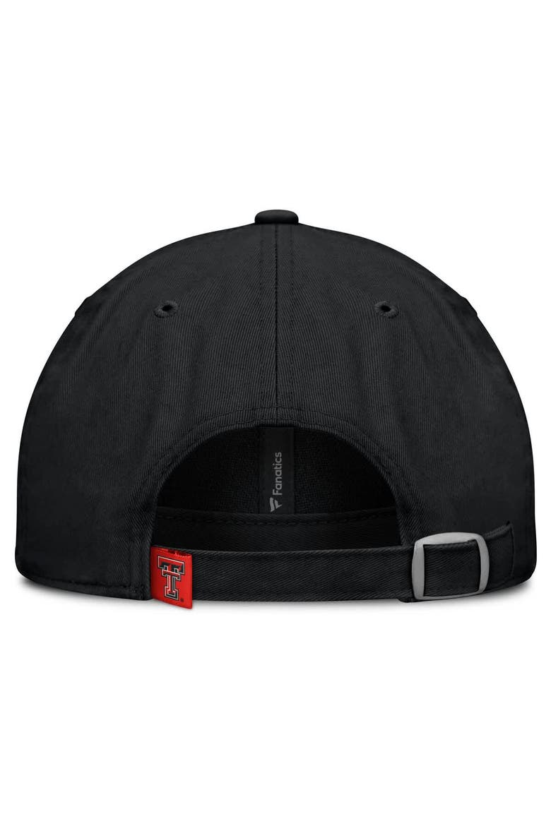 Women's Fanatics Black Texas Tech Red Raiders Candid Adjustable Hat, Alternate, color, Black