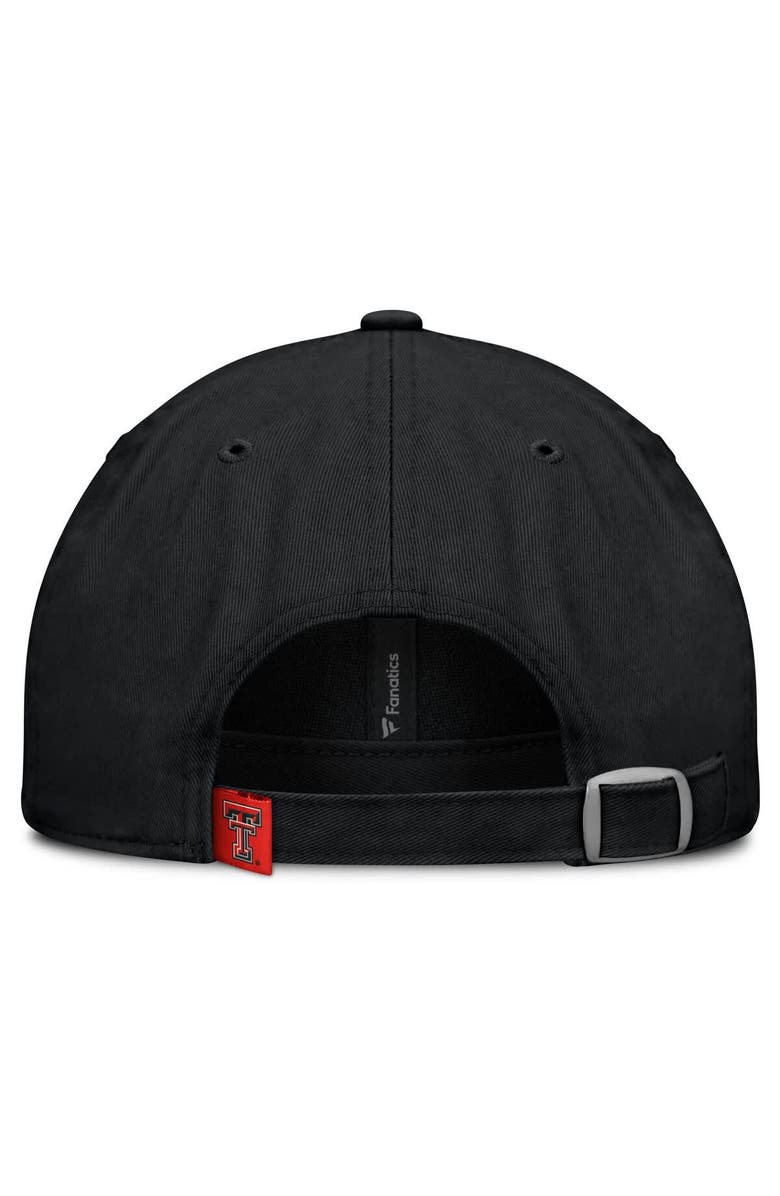 FANATICS Women's Fanatics Black Texas Tech Red Raiders Candid Adjustable Hat, Alternate, color, Black