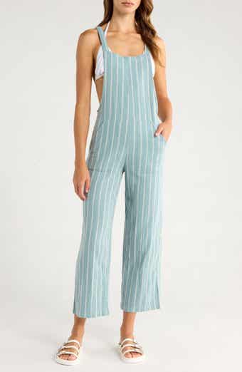 Billabong Pacific Time Cotton Gauze Jumpsuit