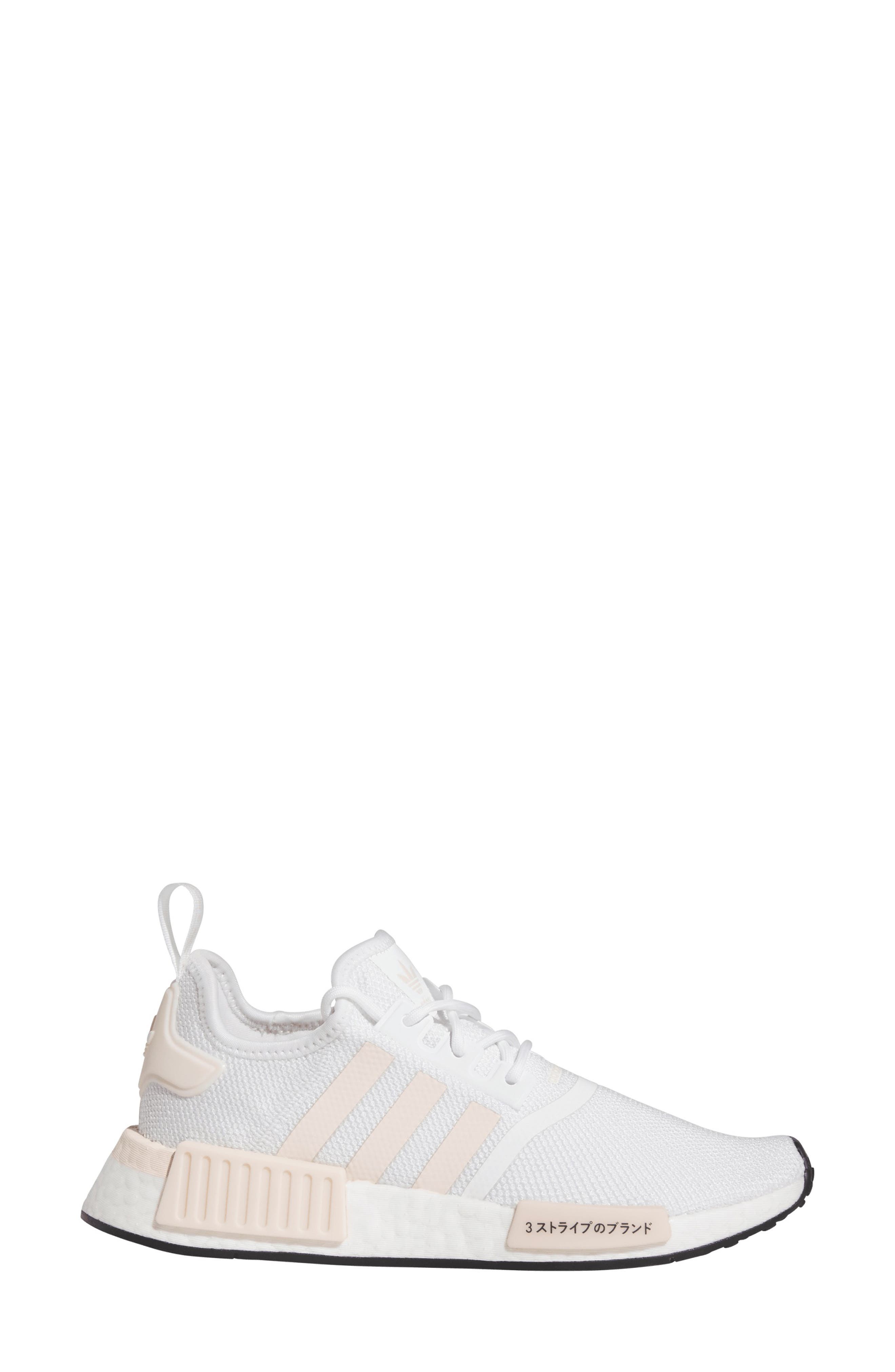 adidas NMD R1 Running Sneaker, Main, color, Ftwr White/ Wonder Quartz