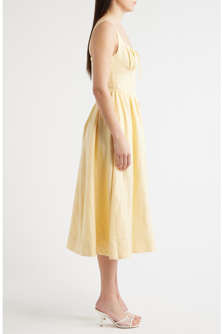 Balia Linen Sundress, Alternate, color, PARMESAN
