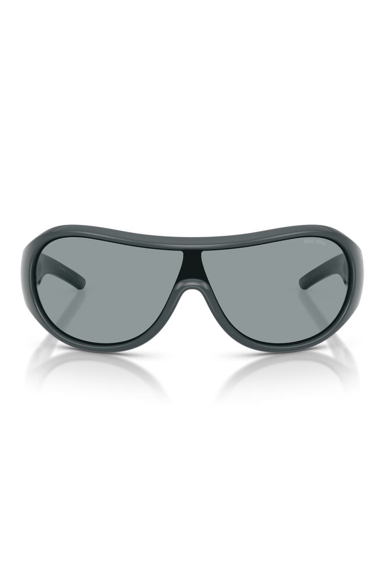 Runway Irregular Sunglasses, Main, color, GREY / DARK GREY