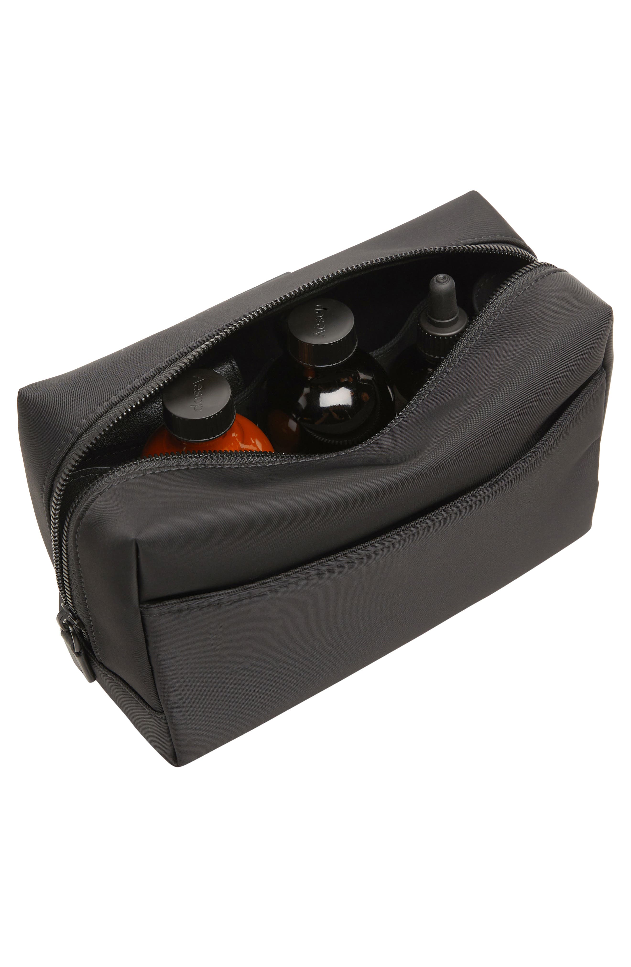 Monos Large Metro Toiletry Case, Alternate, color, Carbon Black