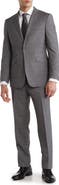 English Laundry Trim Fit Windowpane Suit