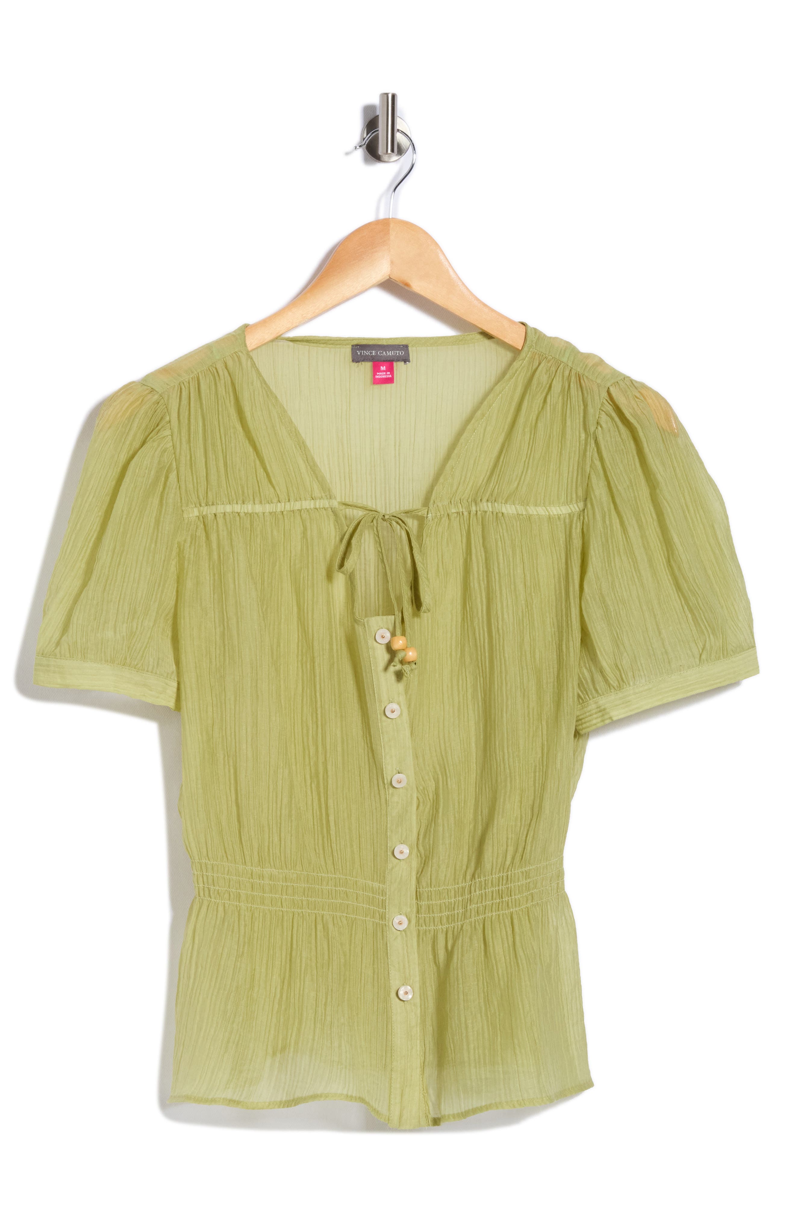 Vince Camuto V-Neck Short Sleeve Top