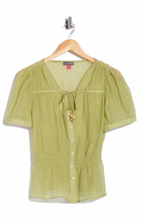 Vince Camuto V-Neck Short Sleeve Top