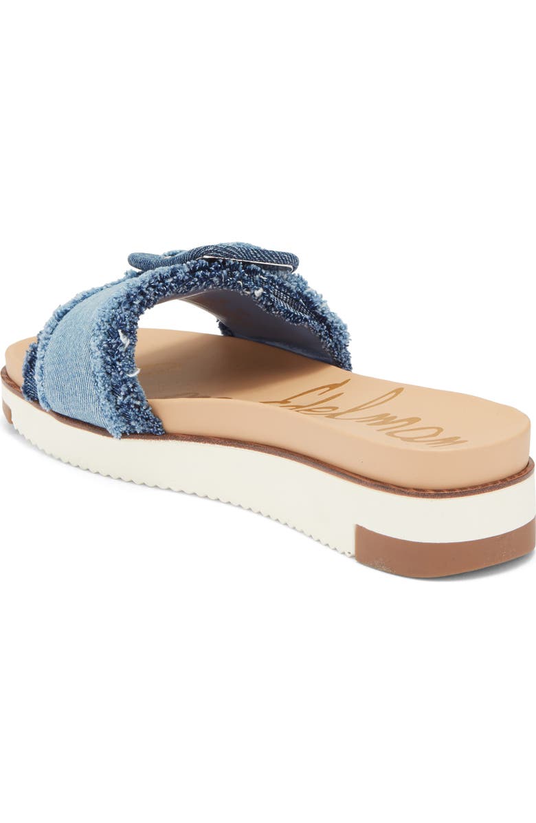 Sam Edelman Ariane Platform Slide Sandal, Alternate, color, Blue Multi