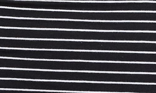 Good American Stripe Jersey Minidress In Blue
