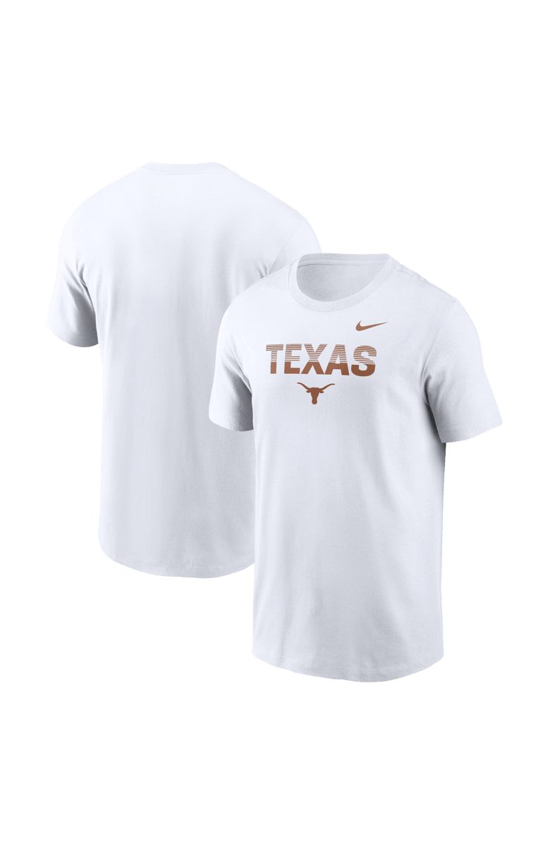 Nike Men's Nike White Texas Longhorns Primetime Kinetic T-Shirt, Main, color, White