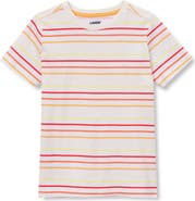 Lands' End Boys Short Sleeve Stripe Crewneck Tee