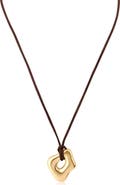 JARDIN Organic Contour Pendant Necklace