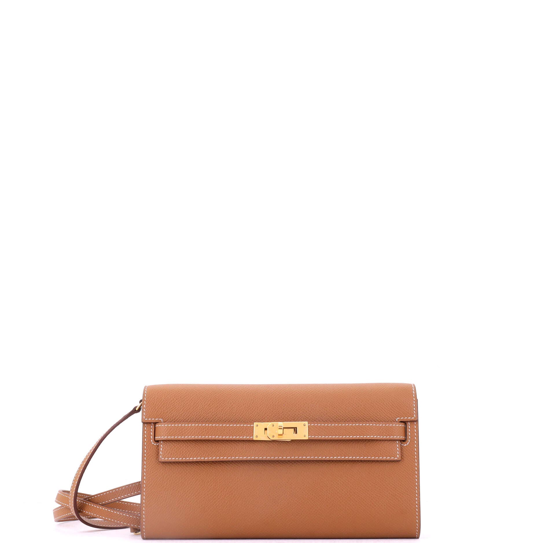 Kelly To Go Wallet Epsom, Main, color, Metallic Gold