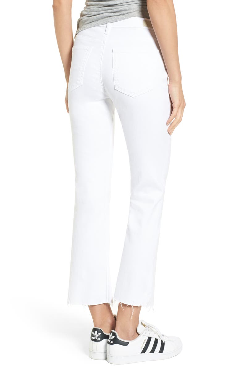 AG Jodi High Waist Crop Jeans, Alternate, color, White