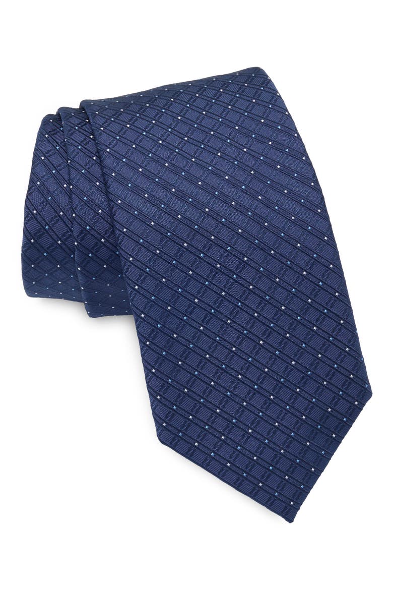 Bridget Grid Tie, Main, color, NAVY