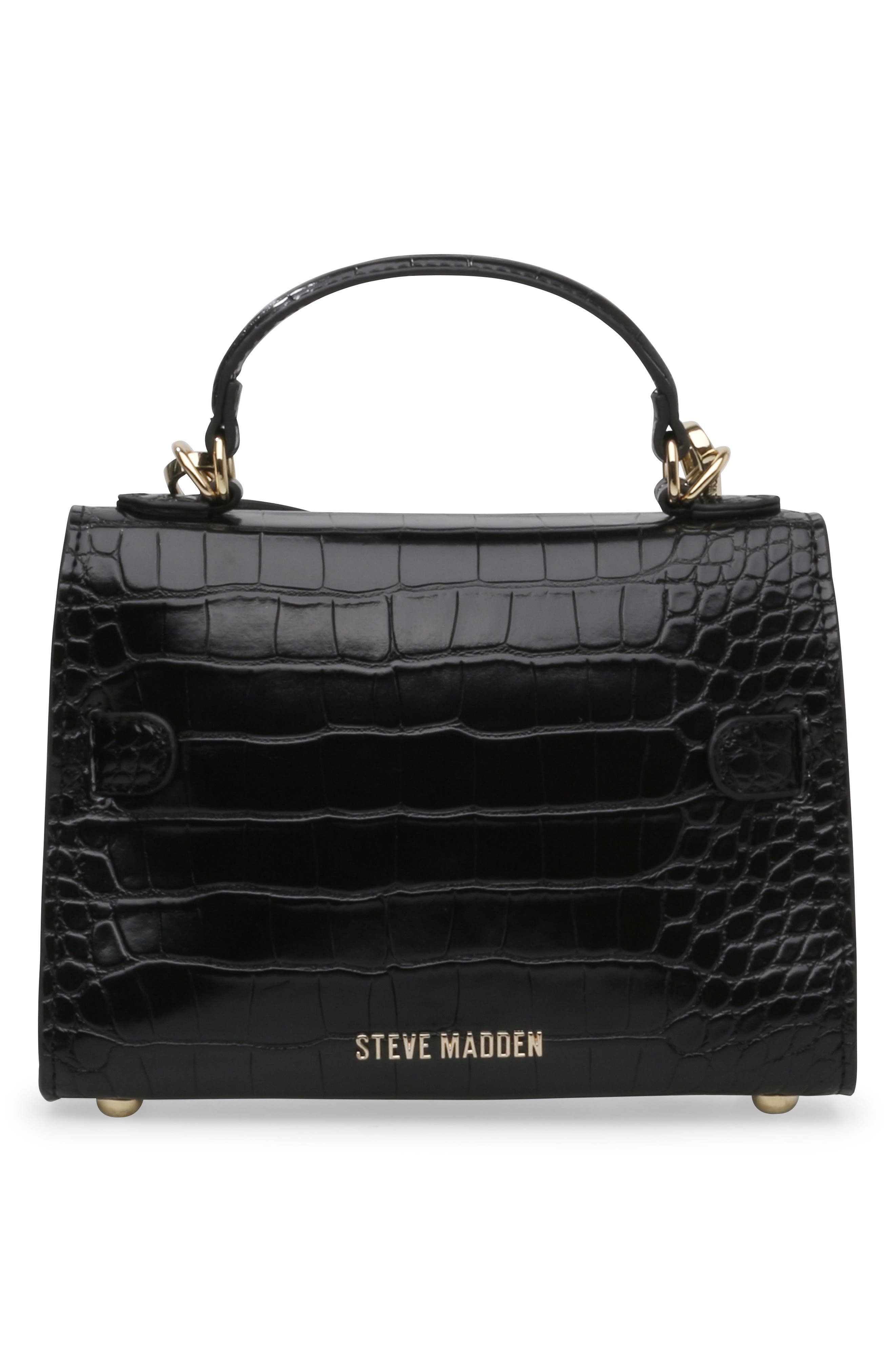 Steve Madden Dignify Croc Embossed Crossbody Bag, Alternate, color, 